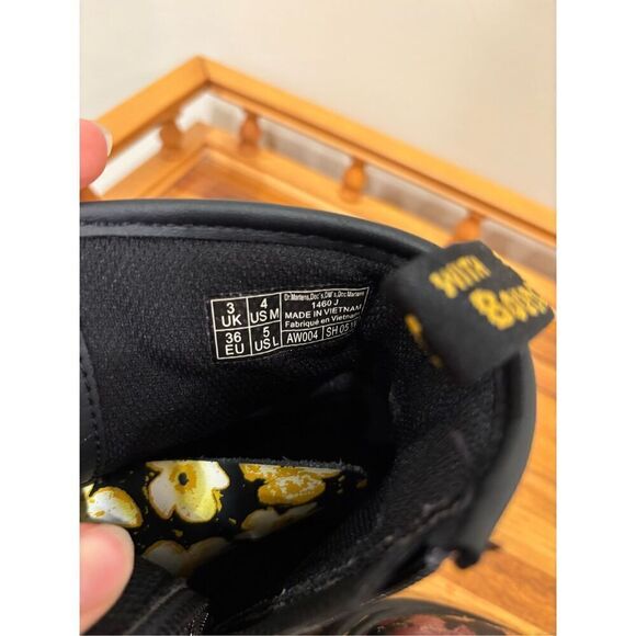 Dr. Marten’s Womens Floral Mash Up Lace Up Fashion Boot Multicolor Size 5 - Picture 3 of 6